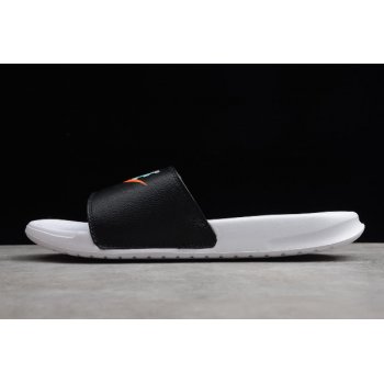 2019 Nike Benassi Swoosh Black White 321618-003 Shoes